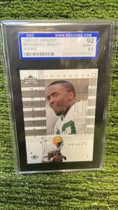 2000 Upper Deck graded Rondell Mealey rookie graded RC Green Bay Packers