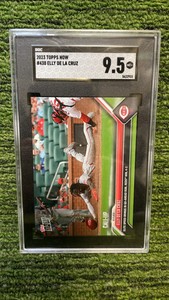 2023 Topps Now Ellie de la Cruz SGC graded 9.5 Cincinnati Reds