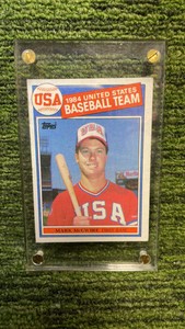 1985 Topps, Mark McGuire Rookie Team, USA