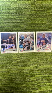 Minnesota Twins Al Newman, Michael Kadeer, and Michael Restovich autograph pictures 3x5