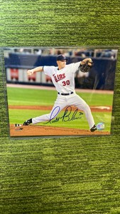 Minnesota Twins Scott Baker number 30 autographed picture 8X10
