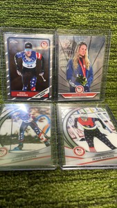 2026 Topps Chrome Winter Olympics, Jesse Dickens lot four cards, Team, USA