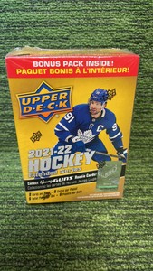 202122 Upper Deck Hockey Extended Series blaster box 8 cards per pack 6packs per box