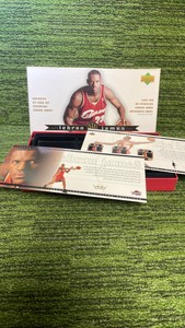 200304 Upper Deck rookie LeBron James Exclusive set box with two cards, number #1&2