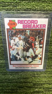 1978 Topps, Walter Payton Recordbreaker Chicago Bears