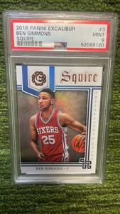 2016 PANINI Excalibur Ben Simmons PSA graded 9