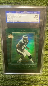 2000 Upper Deck Encore Cory SIMON rookie graded 8.5