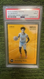 2019 Panini Hoops JA Morant Rookie Card PSA graded 9