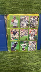 Binder of over 100 Vikings, Green Bay, Dallas, and more