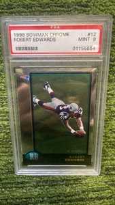 1998 Bowman Chrome Robert Edwards PSA graded MINT 9