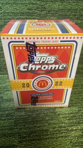 2022 Topps Chrome McDonalds All-American games plaster box 4 cards per pack 7packs per box- sealed