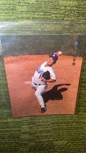 1997 Zenith pinnacle Hideo Nomo jumbo card 8 x 10