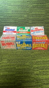 Fleer Update Set Lot of 1986 through 1991 trading cards sets