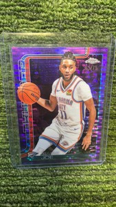 202526 topps chrome Isaiah Joe purple disco 75 Oklahoma City thunder