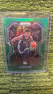 2021 Panini PRIZM  Ja Morant Green parallel Memphis grizzlies