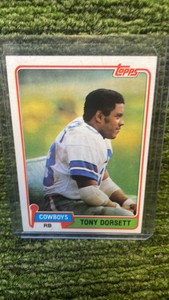 1981 Topps Tony Dorsett Dallas Cowboys