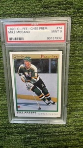 1990 OPC  premier Mike Modano PSA graded MINT 9