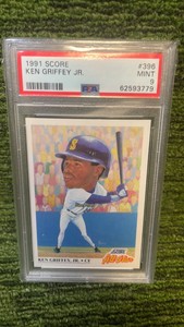 1991 Score Ken Griffey Jr. BIG Head PSA Graded 9 Seattle Mariners
