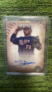 2015 Bowman Inception Miguel Sano Auto RC Minnesota Twins