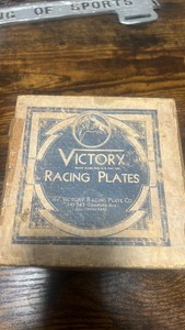 1930s-1940s victory racing plates racing horse shoes