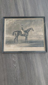 1830 framed etching
