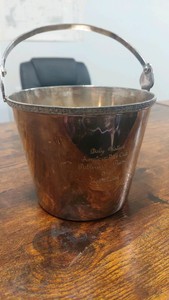 1963 silver plated bucket trophy