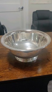 suffolk downs silver plated bowl