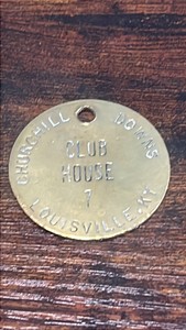 antique Churchill downs Kentucky derby club house pass