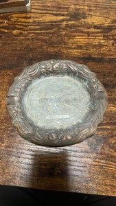 vintage almar metal arts company ashtray