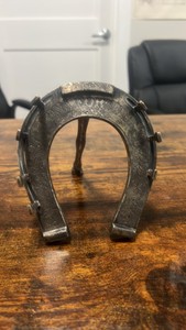 vintage bona fortuna horse show display piece