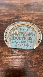 1935 Doncaster racing souvenir