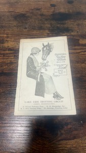 1914 Lake Erie trotting circuit official racing guide