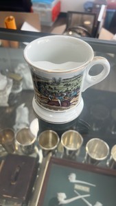 vintage horse racing race of the century tea cup