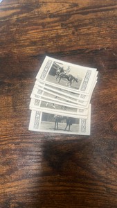 antique cigarette horse racing sports cards