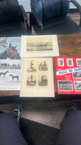vintage horse racing collectible lot