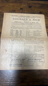 1922 French horse racing publication