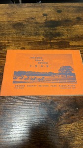 1949 historic track review booklet