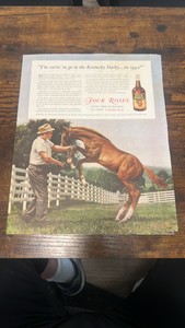 1939 four roses whiskey advertisement