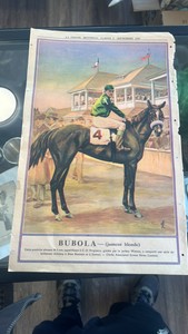 1932 horse racing illustration