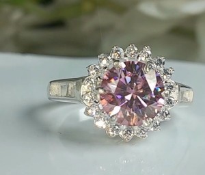 Certified 1.75 Ct Pink Diamond Ring