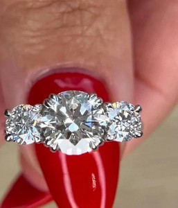 3Ct Trio Diamond Ring