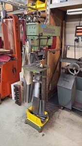 Boice-Crane Drill Press metal scraps not included and clamp not included