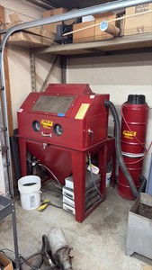 Ace sand blaster cabinet.