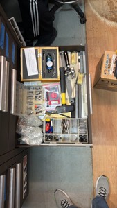 MIX of precision measuring instruments, small hand tools