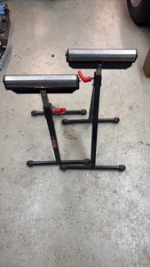 (2) HAULMaster adjustable roller stands