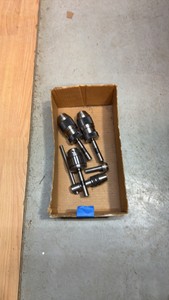 KEYED drill chucks on Morse Tapers, Jacob-style drill chuck
