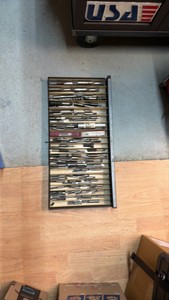 SLOTTED storage box with taps