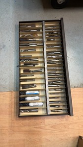 WELDON OAL Square HSS 2-Flute Endmills, center drill, other taps