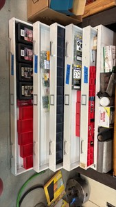 5-DRAWER white tool box