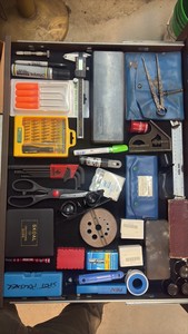 CALIPERS, Scopes, radius gage, hex keys, picks